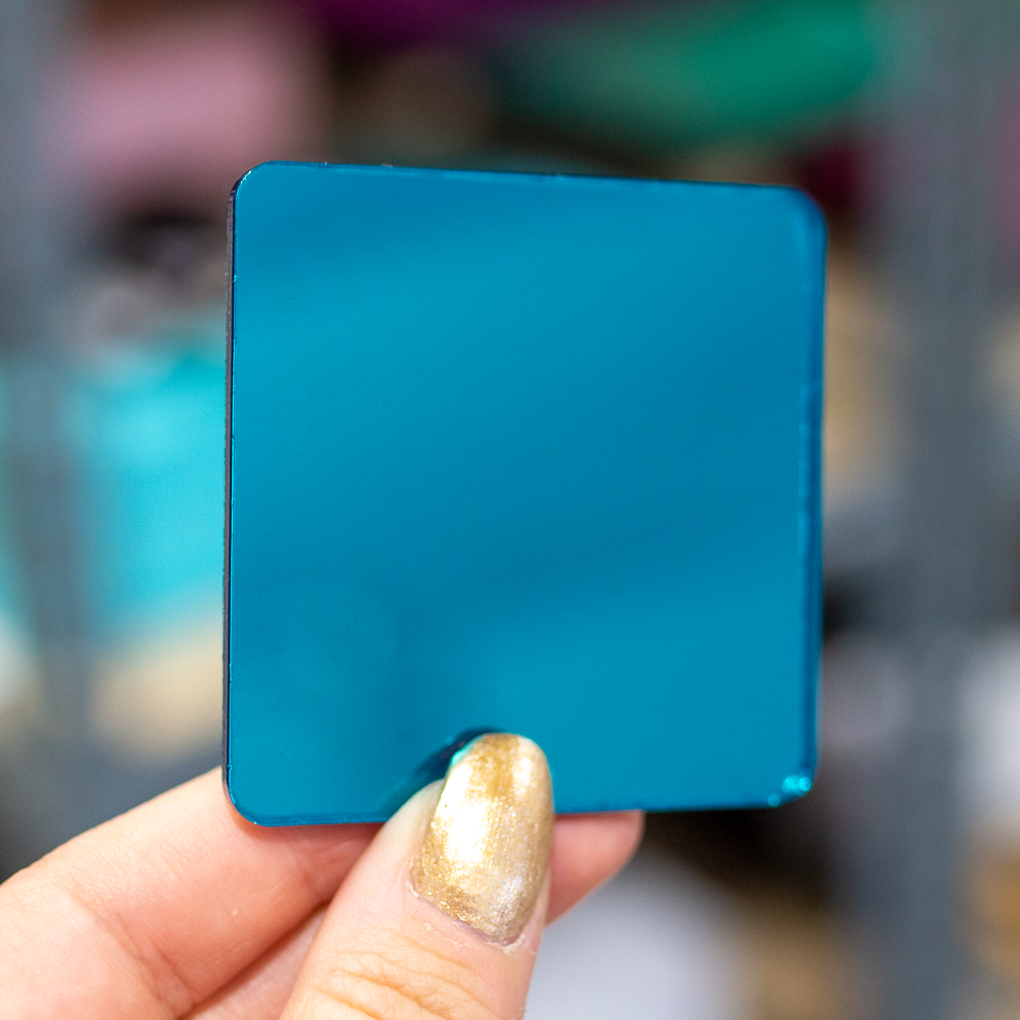 1/8" Turquoise Mirror Acrylic Sheet