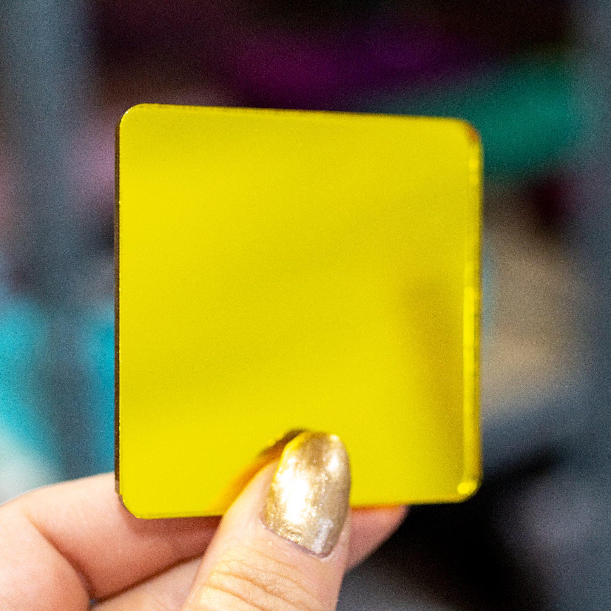 Yellow Mirror 1/8" Acrylic Sheet