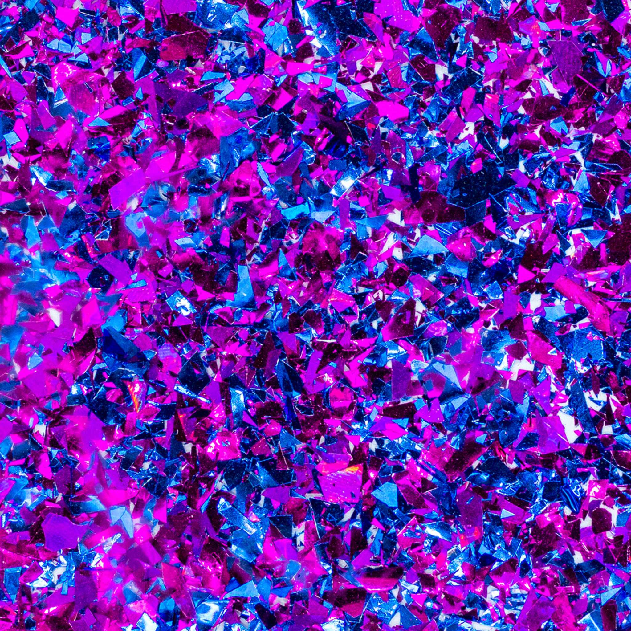 Hot Pink & Blue chunky Flake Cast Acrylic Sheet 4mm