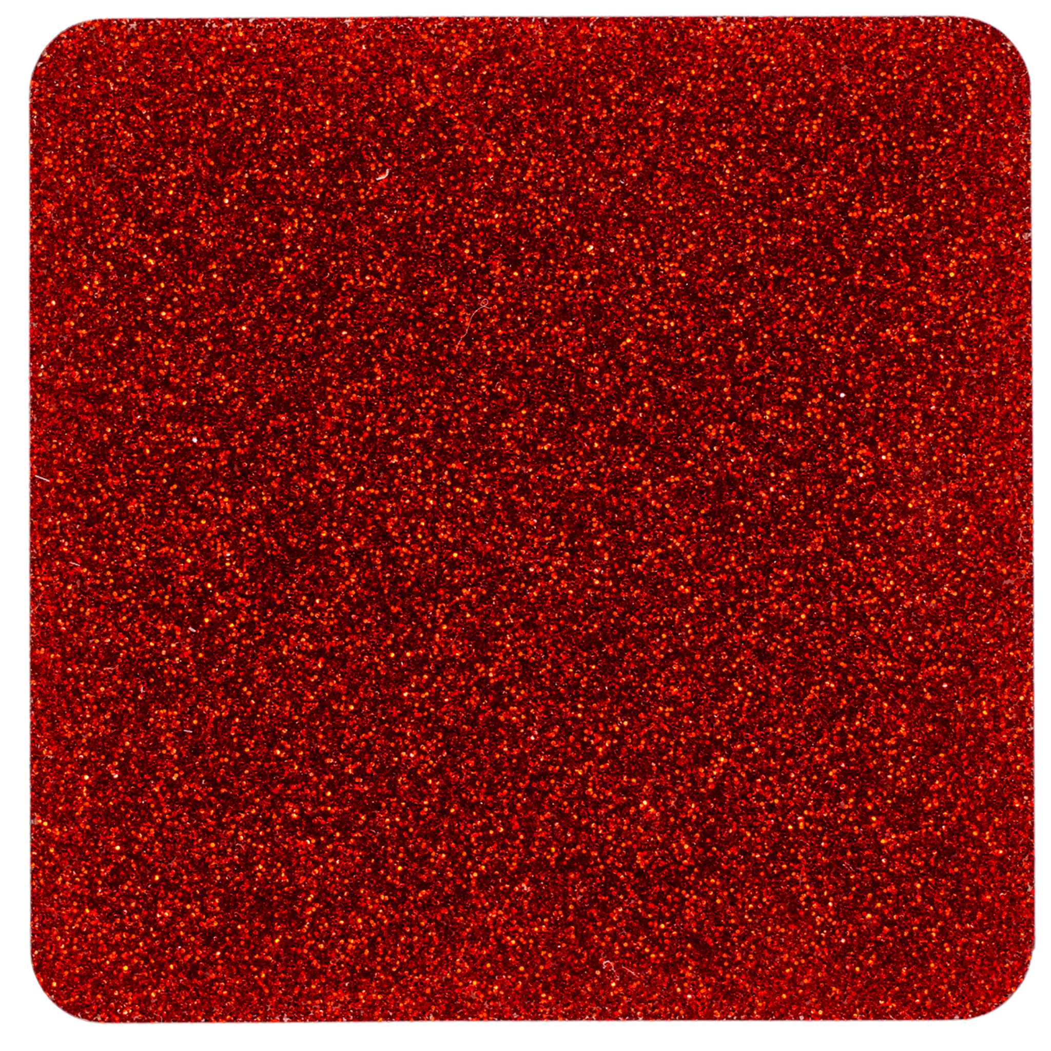 Red Glitter Cast Acrylic Sheet 1/8"