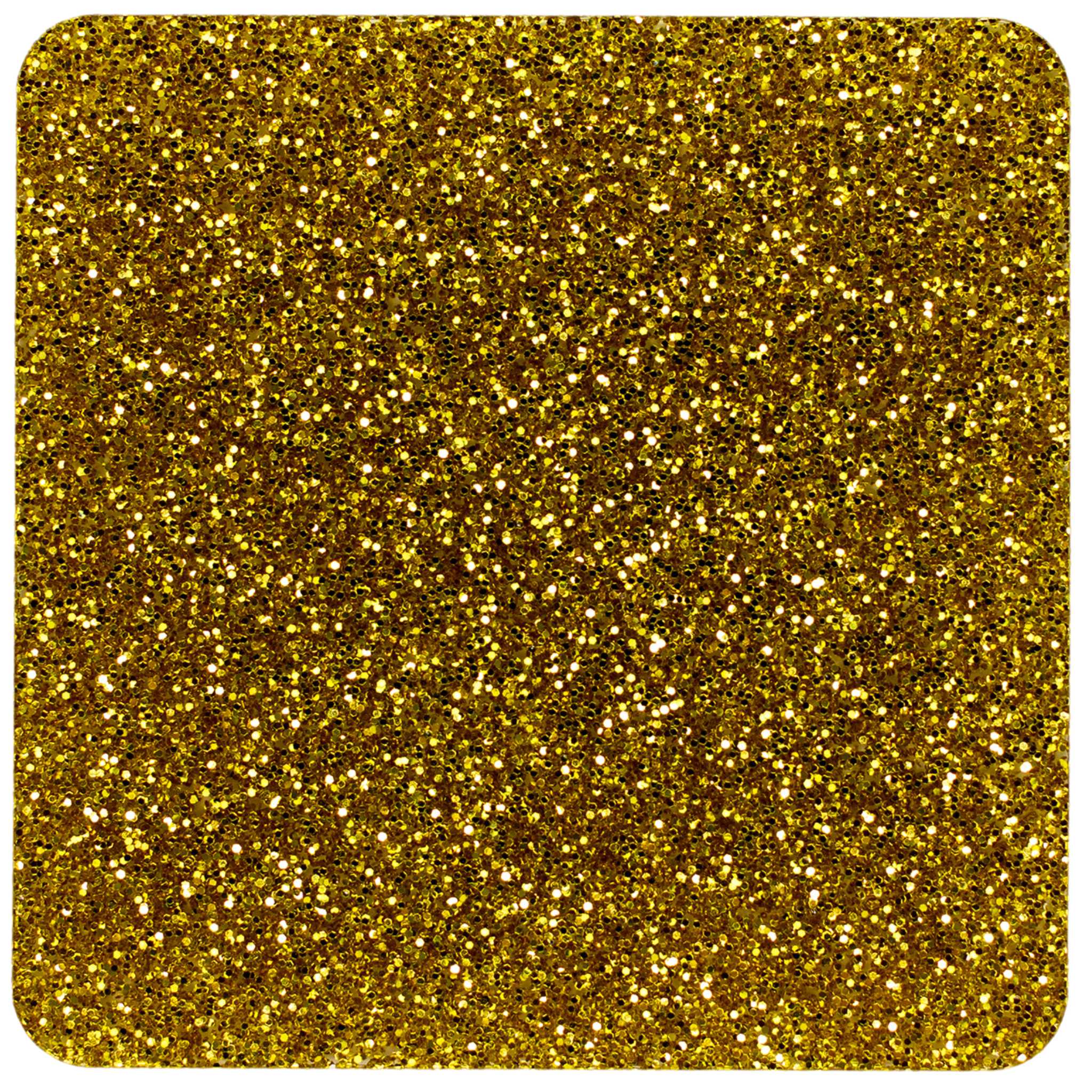 Gold Glitter Cast Acrylic Sheet 1/8