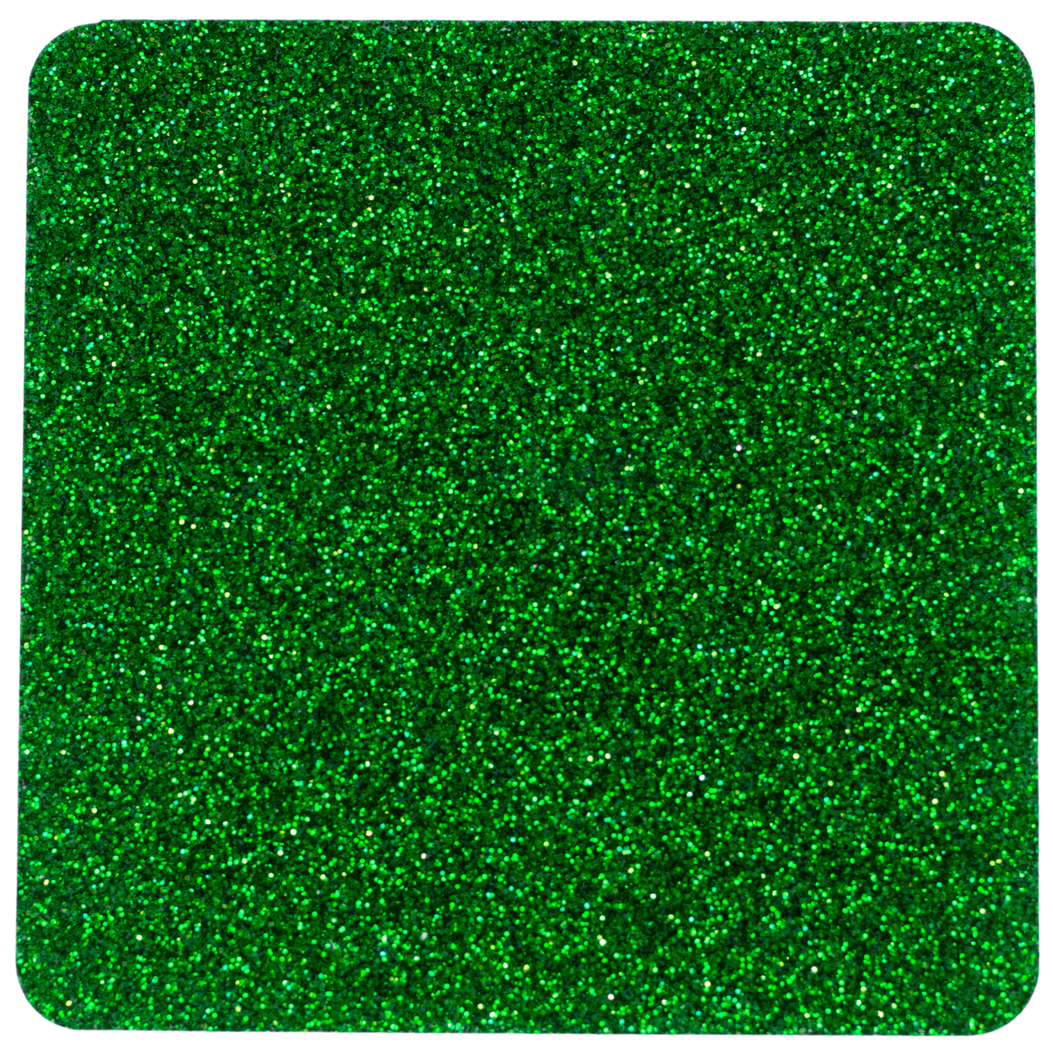 Green Fine Glitter Cast Acrylic Sheet 1/8"