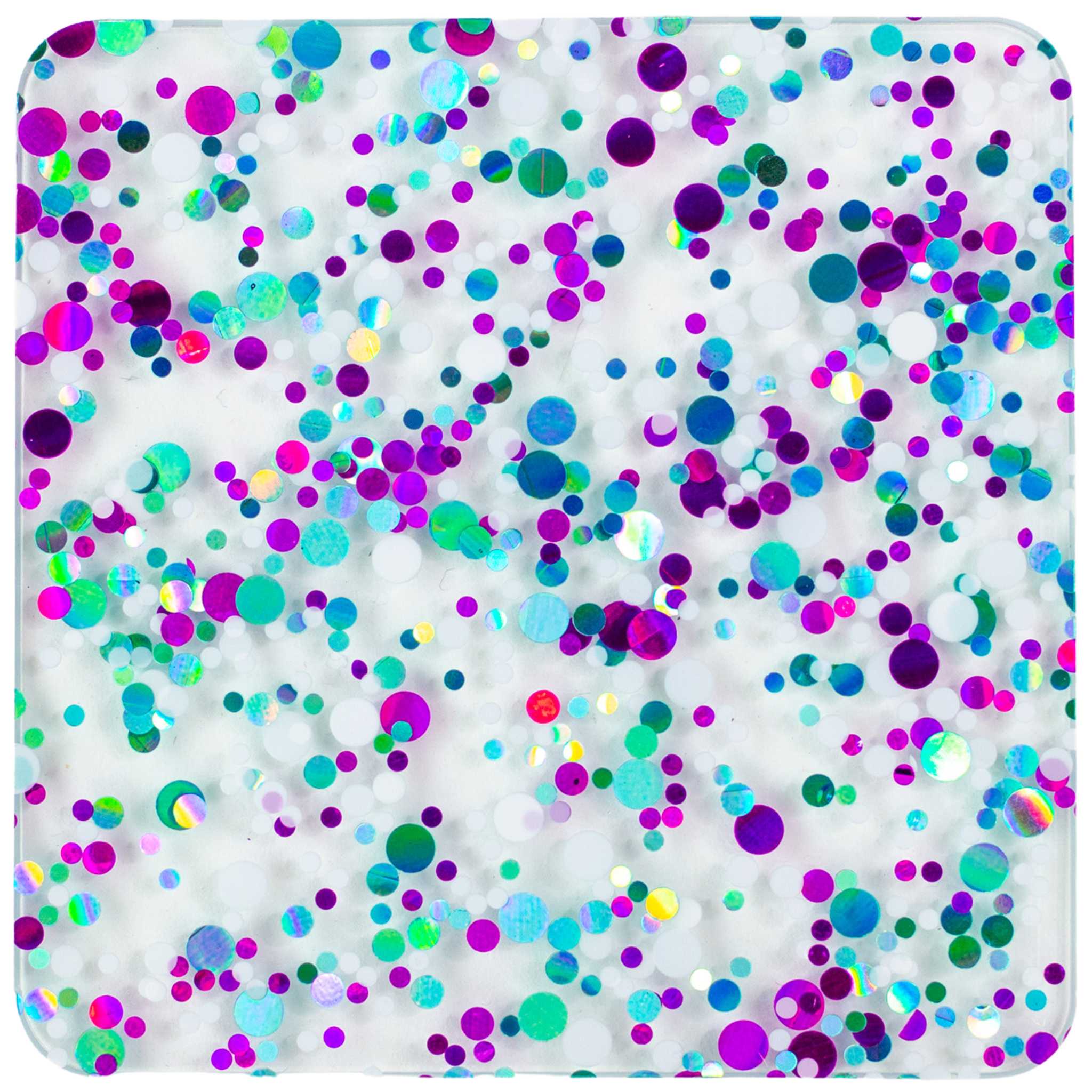 Glitter Dots BUNDLE 3 sheets 1/8" cast acrylic sheet