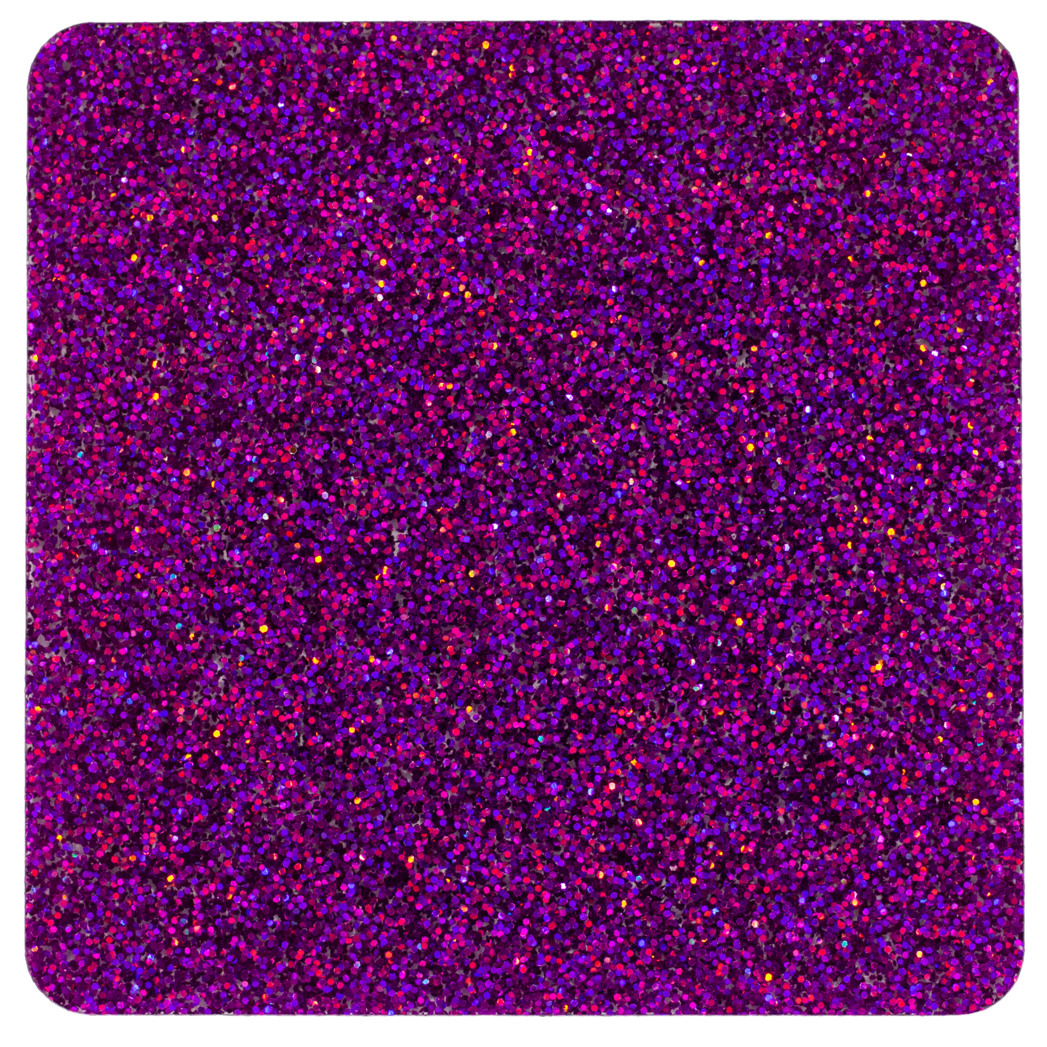 Purple holographic sparkly Glitter Cast acrylic sheet 1/8" - PS Exclusive