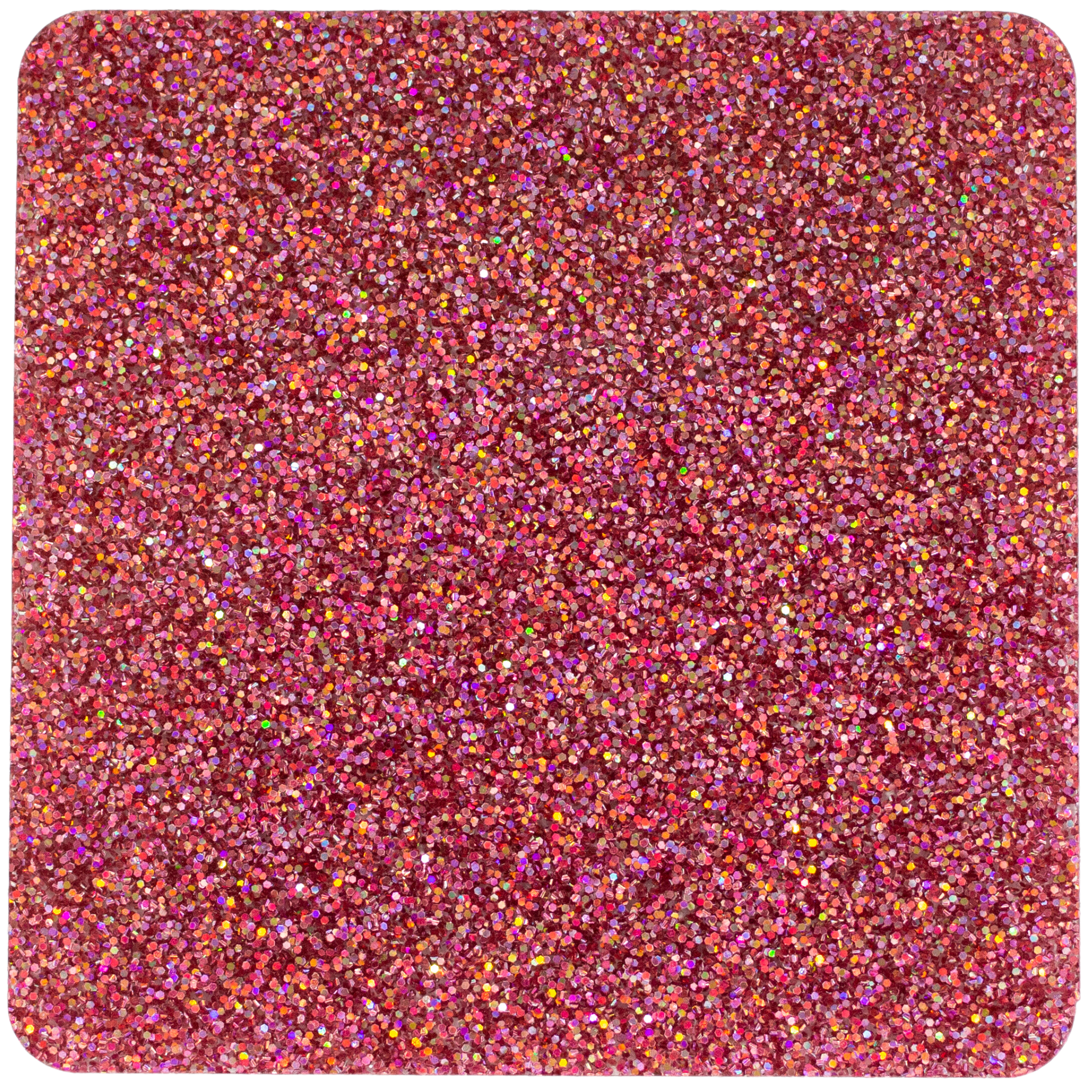 Rose Gold holographic sparkly Glitter Cast acrylic sheet 1/8" - PS Exclusive