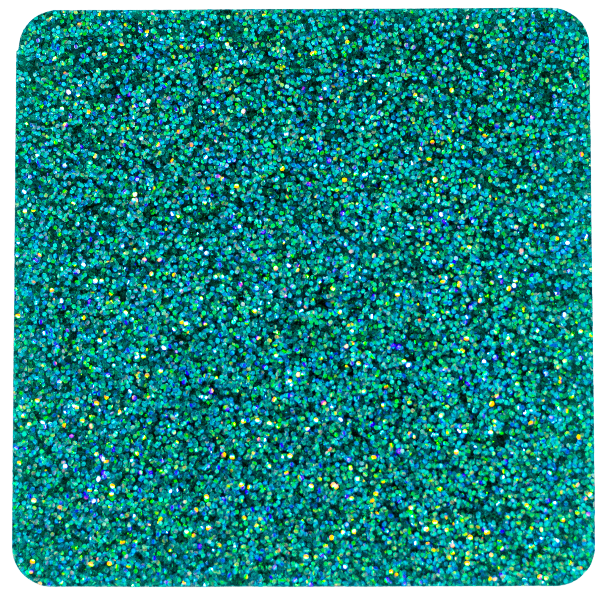 Turquoise holographic sparkly Glitter Cast acrylic sheet 1/8" - PS Exclusive